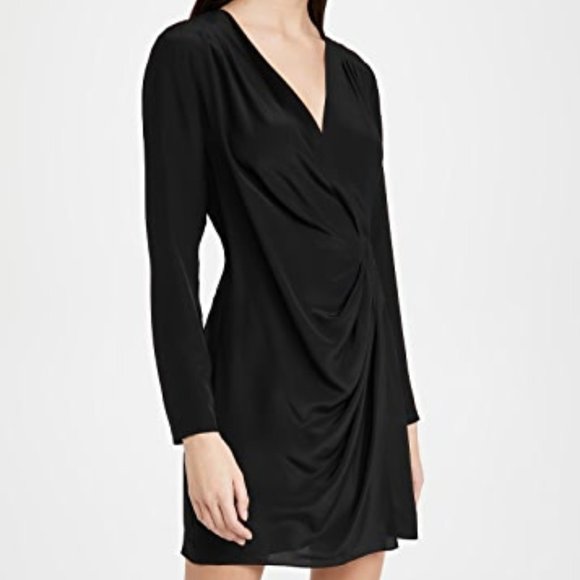 NWOT Club Monaco SILK Wrap Dress! 12, Large - Picture 1 of 5